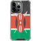 Kenya Flag Distressed iPhone 13 Pro Clear Case
